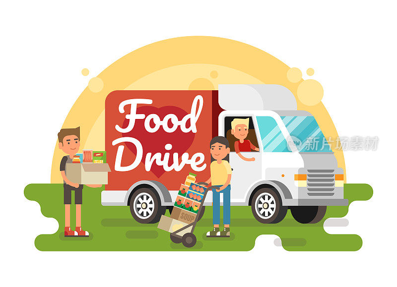 Food Drive non perishable food charity movement